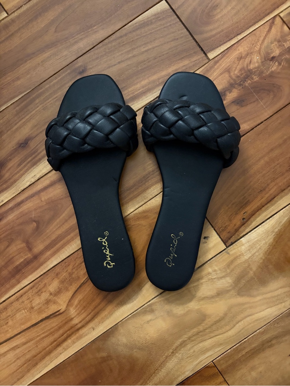 Braided Sandals - Black